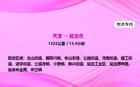 天津到延吉市物流专线-【快速安全的】天津至延吉市货运公司 天津到延吉市物流专线-【快速安全的】天津至延吉市货运公司