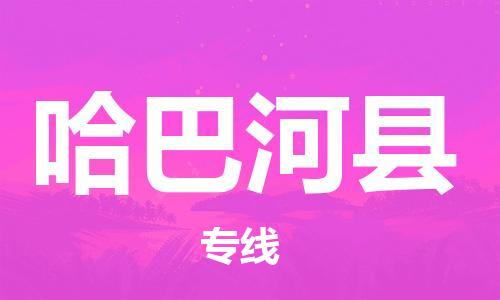 天津到哈巴河县物流专线-天津到哈巴河县货运公司-价格从优「高效快捷」