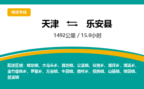 天津到乐安县物流专线-天津到乐安县货运公司-价格从优「不随意加价」