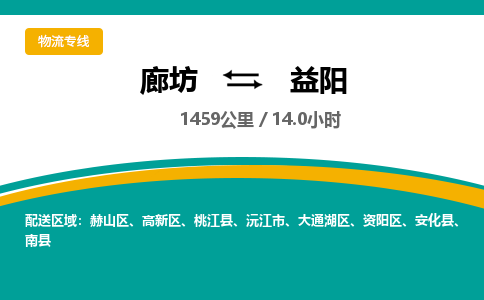 廊坊到益阳物流专线-廊坊至益阳货运公司【私人货物运输专线】