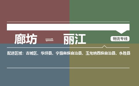 廊坊到丽江物流专线-廊坊至丽江货运公司【大型设备运输专线】