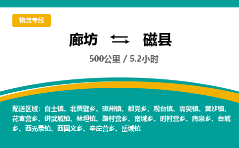 廊坊到磁县物流专线-廊坊至磁县货运公司【装修材料运输专线】 廊坊到磁县物流专线-廊坊至磁县货运公司【装修材料运输专线】