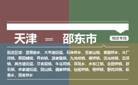 天津到邵东市物流公司-天津至邵东市货运专线农业机械运输专线