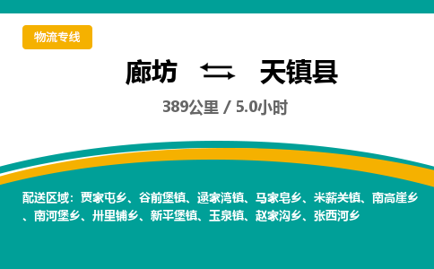廊坊到天镇县货运公司_廊坊到天镇县物流专线「高效运输」