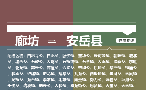 廊坊到安岳县货运公司_廊坊到安岳县物流专线「市县闪送」