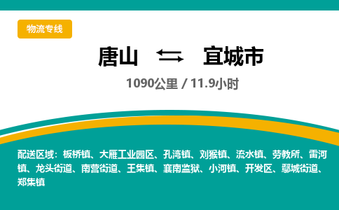唐山到宜城市物流专线-高效便捷的唐山至宜城市物流公司