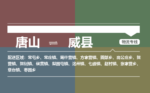 唐山到蔚县物流专线-高效便捷的唐山至蔚县物流公司