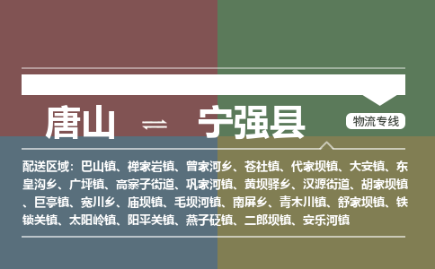 唐山到宁强县物流专线-高效便捷的唐山至宁强县物流公司