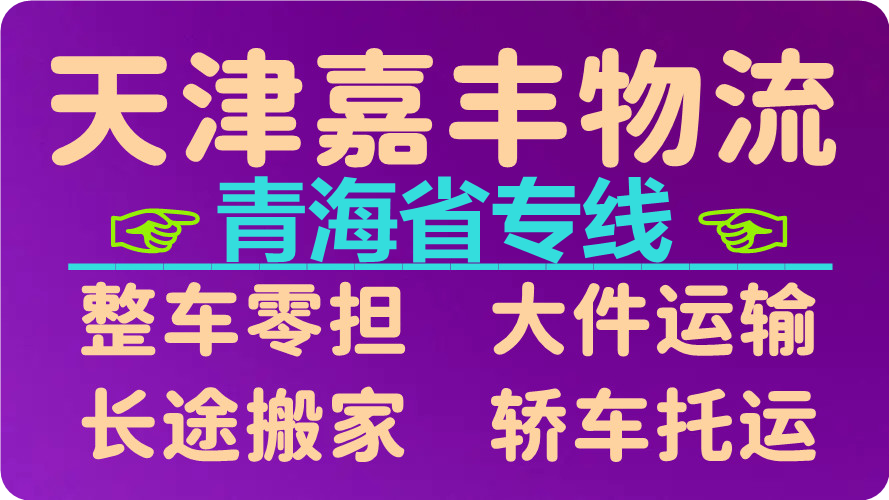 天津到西宁物流公司 天津到西宁物流公司
